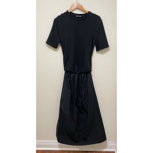 NEW LISTING Zara Short Sleeve Knit Top & Pleated Skirt DRESS, Size Medium